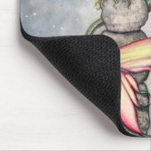 Met sterren gevulde Sky Mermaid Mousepad Muismat (Hoek)