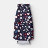 met sterren omzoomde viering flesjeskoeler (Voorkant)