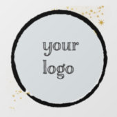 Met sterren Vepersonaliseerd logo Raamsticker (Vel)