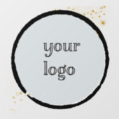 Met sterren Veprijzeld gepersonaliseerd logo Raamsticker (Vel)