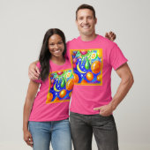 Met sterren verlichte fruitmand. Nu kopen T-shirt (Unisex)
