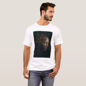 Met sterren verlichte neurale geest t-shirt (Voorkant volledig)