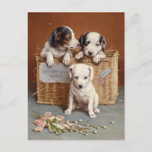 Met stevige Guud wensen | Carl Reichert Briefkaart (Voorkant)