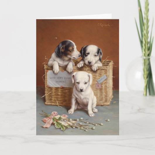 Met stevige Guud wensen | Carl Reichert Kaart (Voorkant)