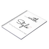 ...met Stijldraaiboek Notitieboek (Linkerzijde)