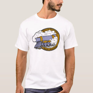 Met stoomvoeding aangedreven tape-machine t-shirt
