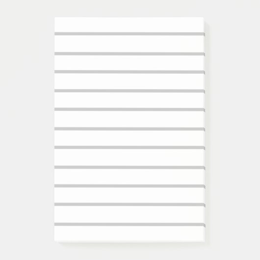 Met strips grijs, wit met inscriptie voor lijst post-it® notes (Voorkant)