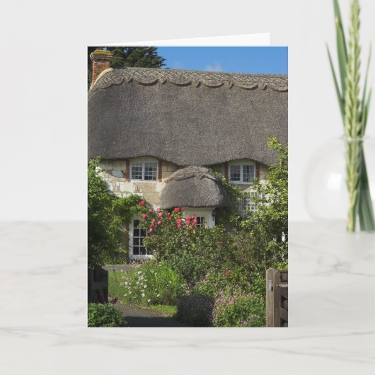 Met stro bedekt Plattelandshuisje Kaart (Voorkant)
