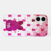 met suiker beklede veer iPhone 16 hoesje (Achterkant horizontaal)