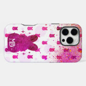 met suiker beklede veer iPhone hoesje (Achterkant horizontaal)
