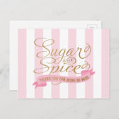 Met suiker en specerijen behandelde Briefkaarten (Voorkant / Achterkant)