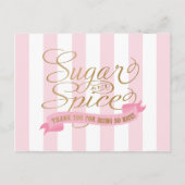 Met suiker en specerijen behandelde Briefkaarten (Voorkant)