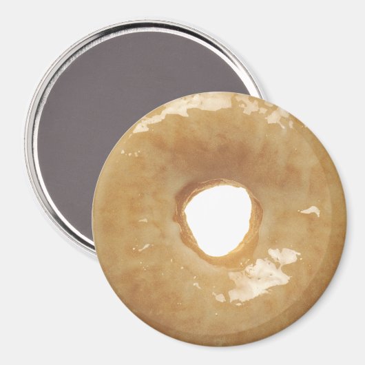 met suiker geglazuurde donut magneet (Voorkant / Achterkant)