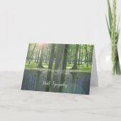 Met sympathie Bossen en watersceen Kaart (Voorkant)