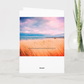 Met sympathie, Christelijke kaart met geschriften (Achterkant)