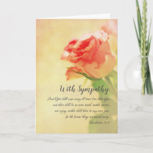Met sympathie, Christelijke kaart met geschriften