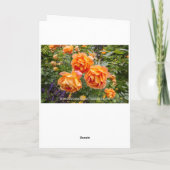 Met sympathie, Christelijke kaart met geschriften (Achterkant)