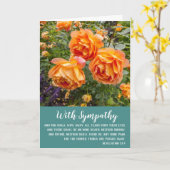 Met sympathie, Christelijke kaart met geschriften (Gele Bloem)