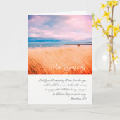 Met sympathie, Christelijke kaart met geschriften (Gele Bloem)