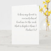 Met sympathie, Christelijke kaart met geschriften (Gele Bloem)