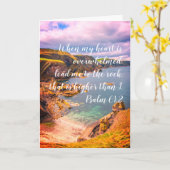 Met sympathie, Christelijke kaart met geschriften (Gele Bloem)