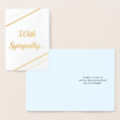 "Met sympathie…" condoleert Kaart (Display)