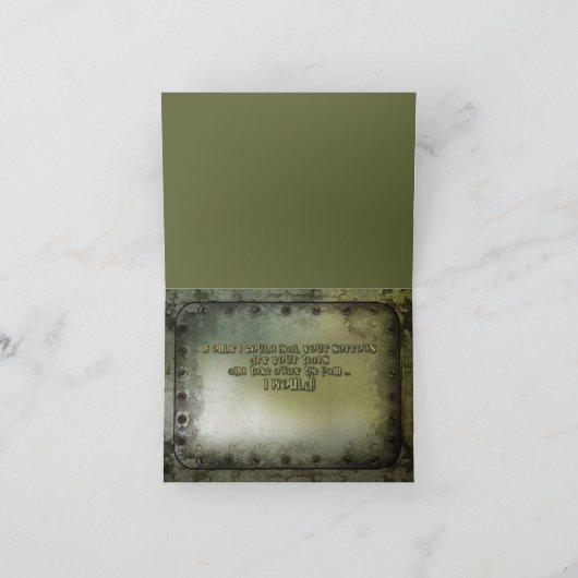 Met sympathie - Doberman met uitzicht op een meer Kaart (Binnen)