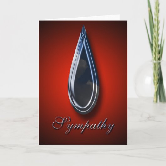 Met sympathie in je tijd van verlies kaart (Voorkant)