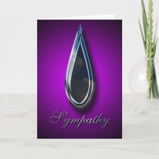 Met sympathie in tijd van verlies kaart (Voorkant)