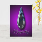 Met sympathie in tijd van verlies kaart (Gele Bloem)