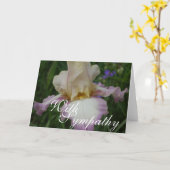 Met sympathie Iris Kaart (Gele Bloem)