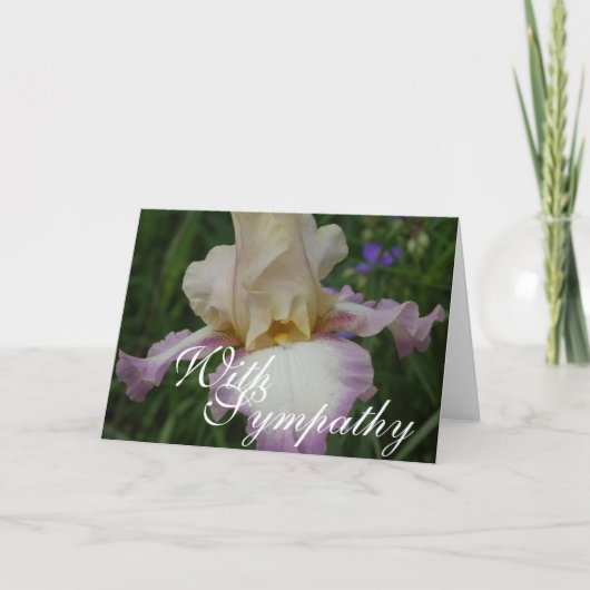 Met sympathie Iris Kaart (Voorkant)