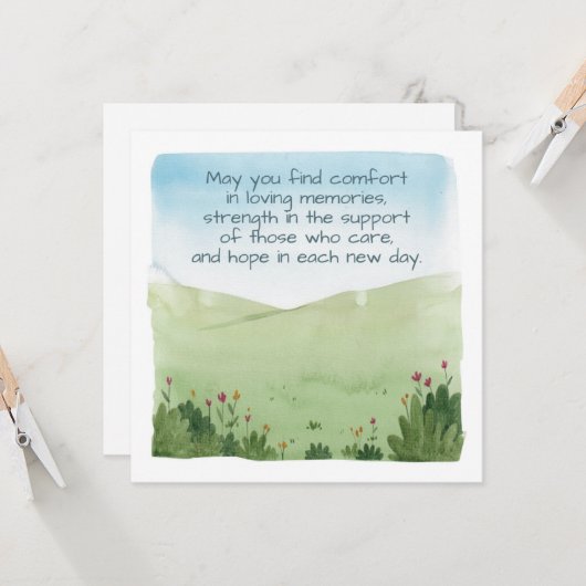 Met sympathie kaart (Voorkant / Achterkant in situ)