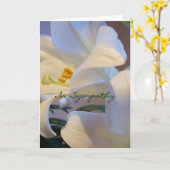 Met sympathie kaart (Gele Bloem)