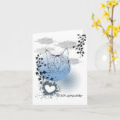 Met sympathie kaart (Gele Bloem)