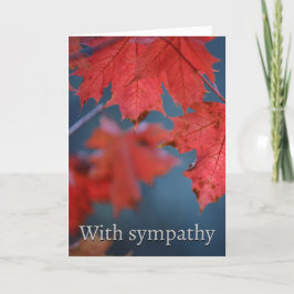 Met sympathie kaart
