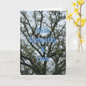 Met Sympathie & Liefde Kaart (Gele Bloem)