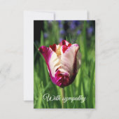 Met sympathie platte Kaart (Voorkant)