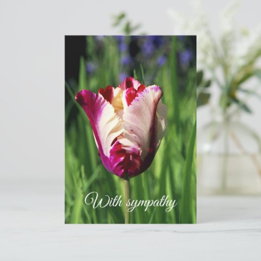 Met sympathie platte Kaart (Staand voorkant)