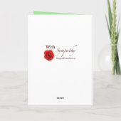 Met sympathie: verlies van Duitse kortharige point Kaart (Achterkant)