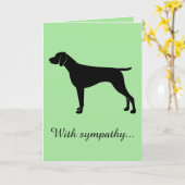 Met sympathie: verlies van Duitse kortharige point Kaart (Gele Bloem)