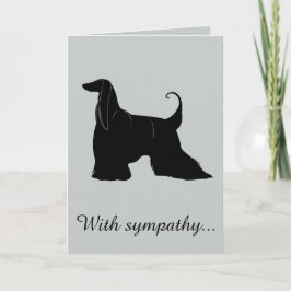 Met sympathie: verlies van je Afghaanse hond Kaart