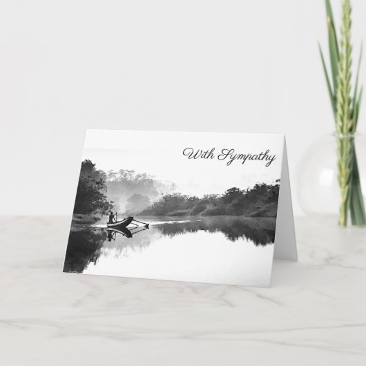 Met sympathie voor de Sri Lankaanse vissers Feestdagen Kaart (Voorkant)