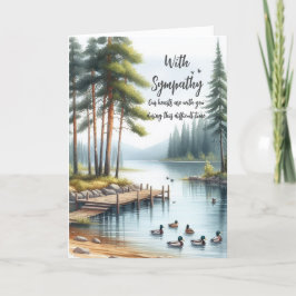 Met sympathie Wenskaart Bedankkaart