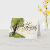 Met sympathie Wenskaart Kaart (Gele Bloem)