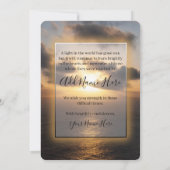 Met sympathie zonsondergang over de oceaancondolea (Achterkant)