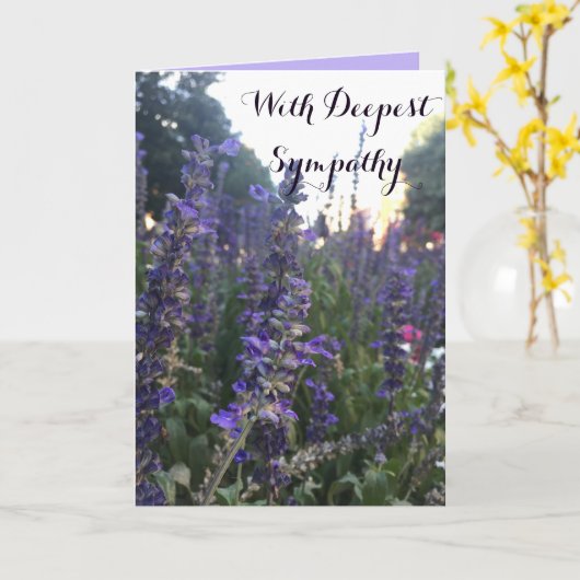 Met sympathieke kaart (Gele Bloem)