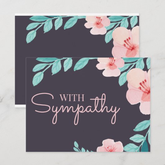 MET SYMPATHY-kaart Briefkaart (Voorkant / Achterkant)