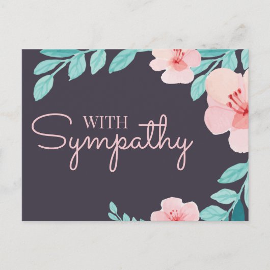 MET SYMPATHY-kaart Briefkaart (Voorkant)