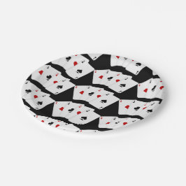 Met tapekaart wordt bord voor partijpapier gebruik